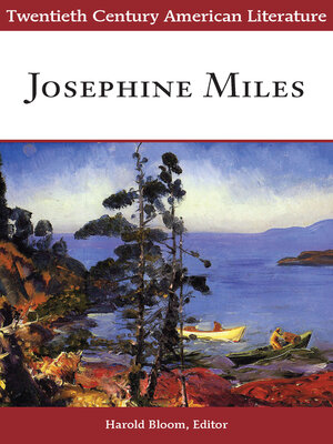 cover image of Josephine Miles